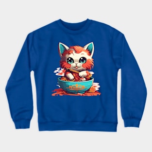 Ramen Kitty Crewneck Sweatshirt